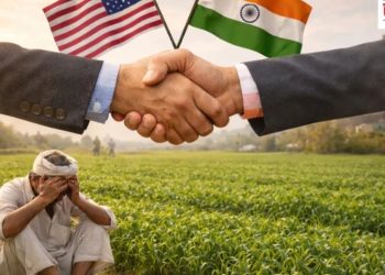 भारत-अमेरिका व्यापार करारावरून राजधानीत तणाव; शेतकऱ्यांचा एल्गार